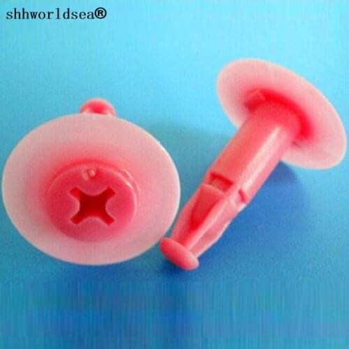 Shhworldsea 100 Pcs/Lot car clips Rear bumper left and right side clamp for toyota Free Shipping