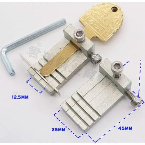 1 Set Universal Multifuncation Key Clamping Fixture For Car And Special Keys Locksmith Tools Key Chuck Key Cutting Machine Parts