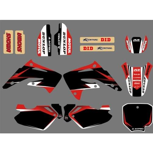 0077 New Style Team Graphics & Backgrounds Decals Sticker Kits for Honda CR85 CR 85 2003 - 2012 2011 2010 2009 2008 2007 2006