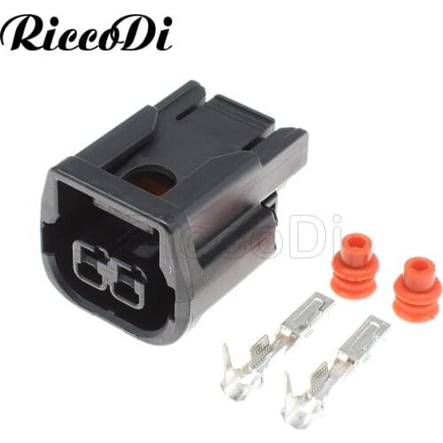 1-20Sets 2 Pin Automotive Headlight Wire Connector Plastic Electrical Plug Cable Harness Socket for Civic Accord 6189-7408