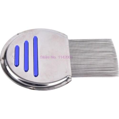 100pcs Stainless Steel Terminator Lice Comb Hair Rid Headlice Super Density Teeth Remove Nits Comb Multi Styles