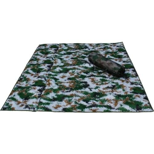 200X200X0.35cm Camping Mat Camouflage Moisture Pad Thick Outdoor Foldable Sleeping Mat Camping Picnic Aluminum Film Mat X638B