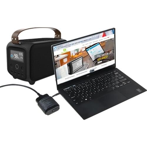 220V USB A B C 400-watt portable generator 3 in 1 wireless power station Power Bank case Charger For phone Lithium dock station