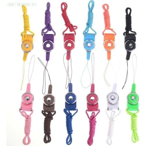 500pcs/lot Neck Key Lanyard Removable Rotary Split Ring Buckle for Keys ID Card Phone Neck Strap Keychain Mobile Phone