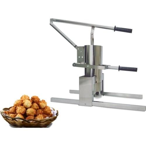 600 pcs/min steel manual meatball frying machine meat ball making machine balls forming machine fish ball maker former tool