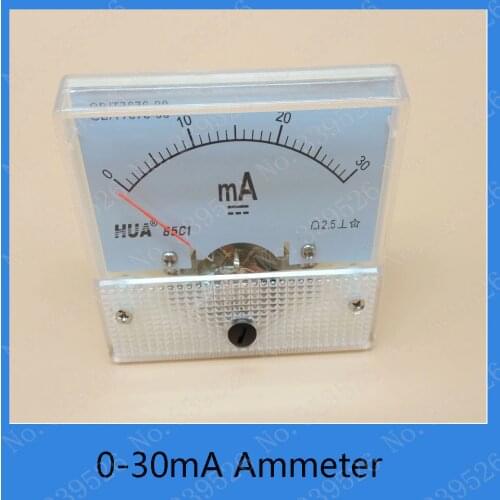 Amperemeter 0-30mA for measure current of co2 laser engraving machine