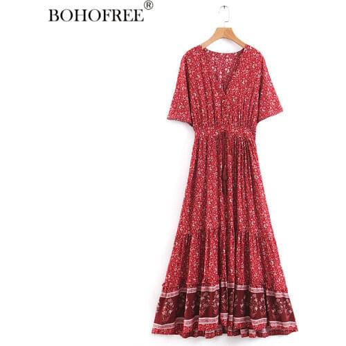 Модные летние платья BOHOFREE China At AliExpress