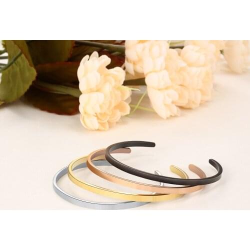 Personalized Engraved Custom Name Cuff Bracelet Bangle 4 Colors Stainless Steel Wristband For Women Men Jewelry Gifts