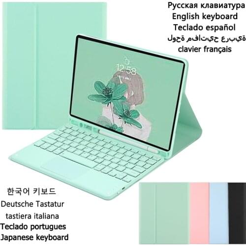 Magic Keyboard Cover for Samsung Galaxy Tab S6 Lite 10.4 Touchpad Case for Galaxy Tab S6 Lite 10.4 SM-P610 P615 Keyboard Funda
