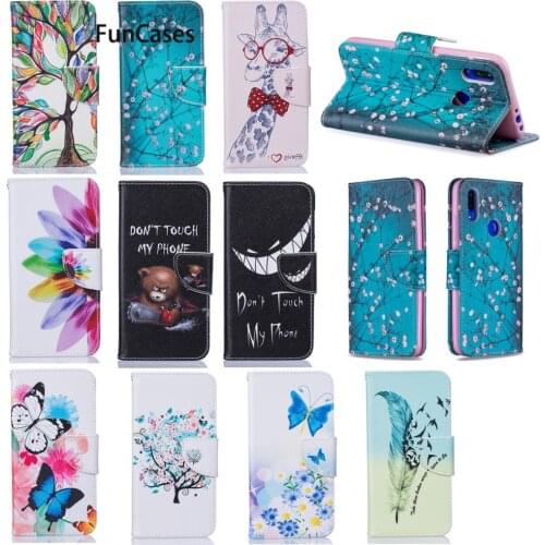 Telephone Covers Case For Xiaomi funda Redmi 9C Smiley Xiaomi Redmi 7 9A Note 7S 9 7A Pro PU Leather Wallet Phone Shell Carcasa