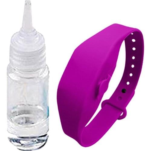 Hand Sanitizer Disinfectant Sub-package Silicone Bracelet Convenient Wearable Hand Sanitizer Dispenser