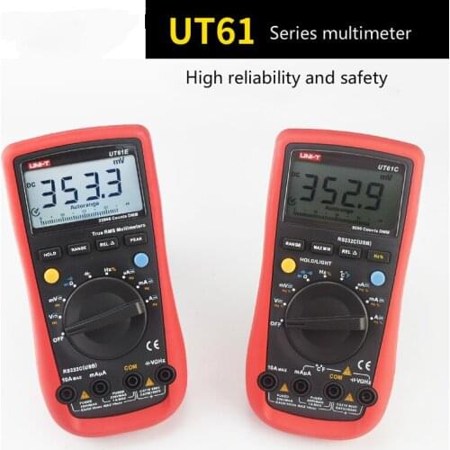 EUT61, Multimeter, Automatic Range High Precision, Four-Bit Semi-Connected Computer Intelligent Digital Multimeter