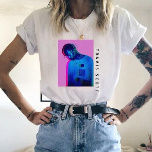 Hip Hop T-shirt for Boys Men Travis Scott Summer Cool Streetwear T-shirt Girls Women Mens Clothing Casual Boys Mens T-shirt