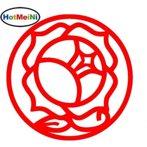 HotMeiNi 13x13cm Romantic Inspirational Revolutionary Girl Utena Rose Car Sticker for Motorcycle Kayak Car Decor Vinyl
