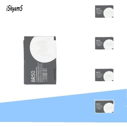 ISkyamS 5pcs 710mAh BR50 BR 50 Battery for Motorola RAZR V3 V3c V3E V3m V3T V3Z V3i V3IM PEBL U6 Prolife 300 500 Batteries