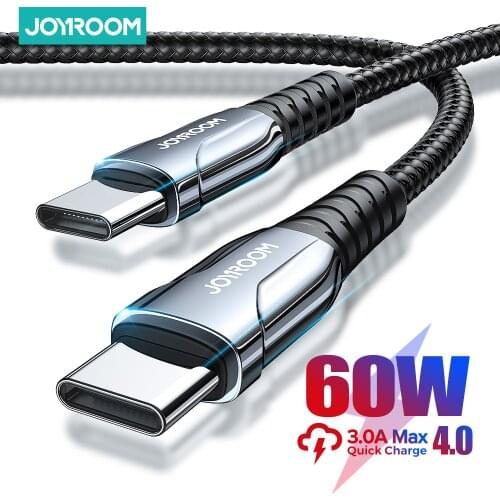60W PD Cable USB C to Type C Cable Fast Charger C Power Data Lead For iPhone 12 Pro Max Samsung S20 Pixel iPad MacBook Redmi