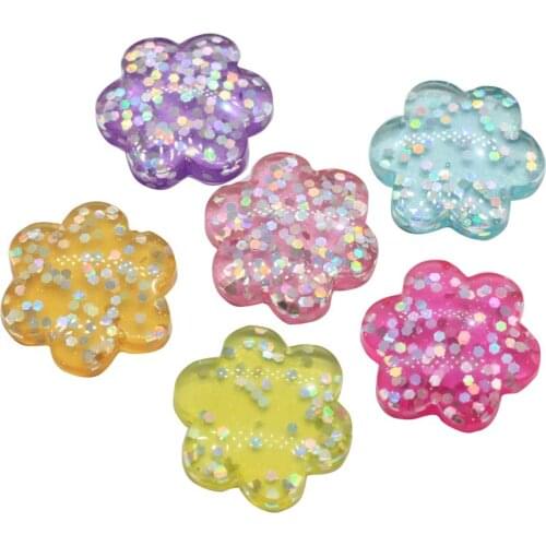Mixed Resin Bling Glitter Heart Star Flower Cabochon Flatback Decoration Crafts Embellishments For Scrapbooking Diy Accessories