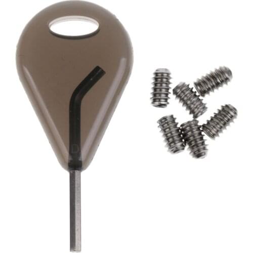 Fin Key with 6 Pieces Screws, on The Surfboard Assembly Fastening Tool