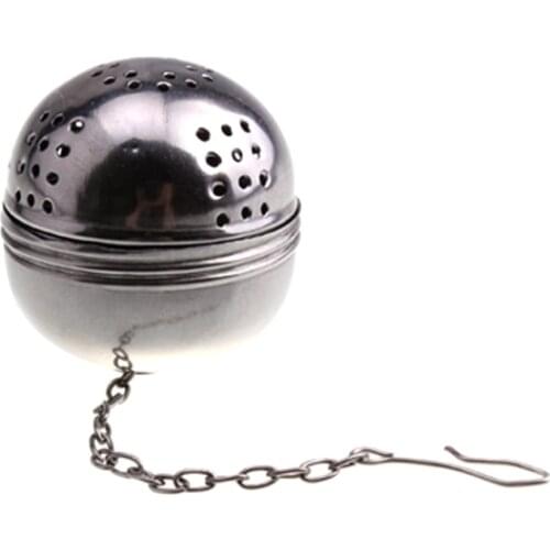 NEW Portable Stainless Steel Teakettles Infuser Strainer Filter Tea Mesh Ball Filter Egg Shaped Tea Locking Spice Ball J2Y