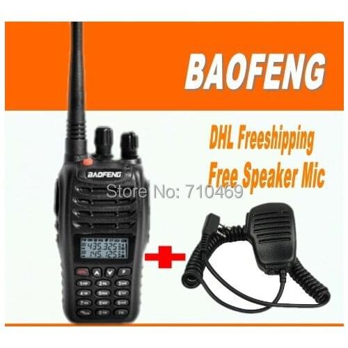 DHL Freeshippi+radio walkie talkie baofeng new UV-B5,fm radio station,vhf uhf Dual Band,compared alan midland free speaker mic