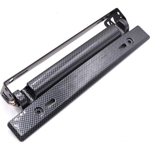 Adjustable car Look number Plate Aluminium License plate frame