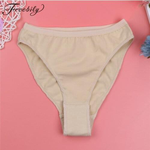Hot Sale Kids Solid Color High Cut Ballet Dance Briefs Underwear Underpants Girls Gymnastics Bottoms Children Dance Wear Panties
