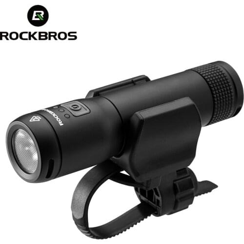 ROCKBROS 700 Lumens Bike Light USB Rechargeable 2600mAh Waterproof Bicycle Light Magnetic Headlight Outdoor Camping Flashlight