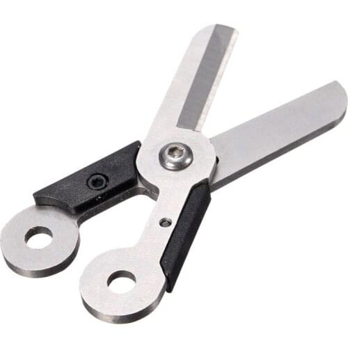 YOUGLE EDC Mini Spring Scissor Pocket Tool Key Chain Emergency Tool