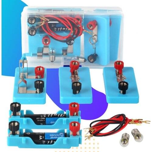 1 Set Lab Circuit Toy Educational Circuit Toy Creative Electrical Physics Science Lab Learning Circuit Kit for Children