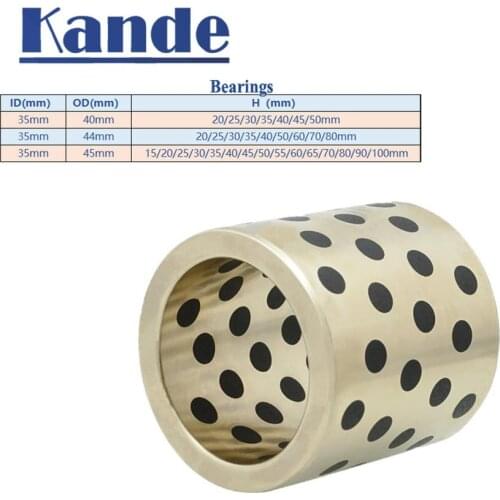 1PC JDB 35mm JDB354020 354425 304430 MPBZ linear graphite copper set bearing copper bushing oil self-lubricating MPBZU bearing