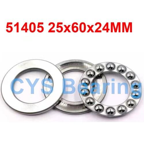 1PC Plane Thrust Ball Bearing 51405 25x60x24MM