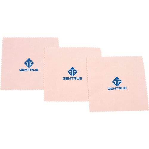 100pcs a Pack Microfiber Suede Fabric Material Silver Jewelry Polishing Tool Gem Cleaning Wiping Cloth