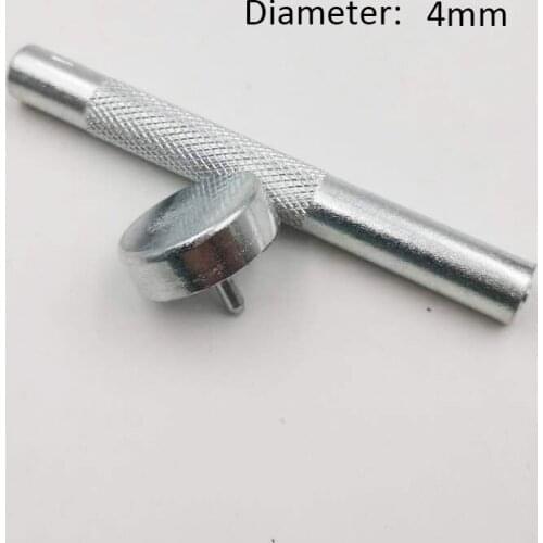 2pcs/set Leather Craft Punching Holes Tools Hole Punch Rivet Snap Button Setter Die Base Working Tool DIY #150