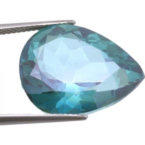 25,84ct. Green Topaz Pear Cut