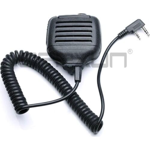 2Pin K KMC 17 PTT Mic Speaker KMC17 for Kenwood TK 208 220 240 348 353 370 430 2160 248 BF 480 490 520 668 HYT Ham Two Way Radio