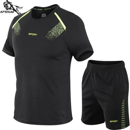 AFSHUM Mens Summer Tracksuits