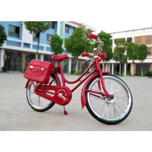 Free shipping diy assembled bicycle models Valentines Day gift ultra-realistic vintage bicycle bike model