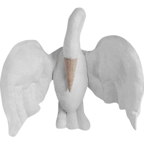 Stuffed Animal Doll Curved Neck Swan Ornament Decorative Ornament Swan Doll Toy For Kids Room Birthday Gift Hang Decoration