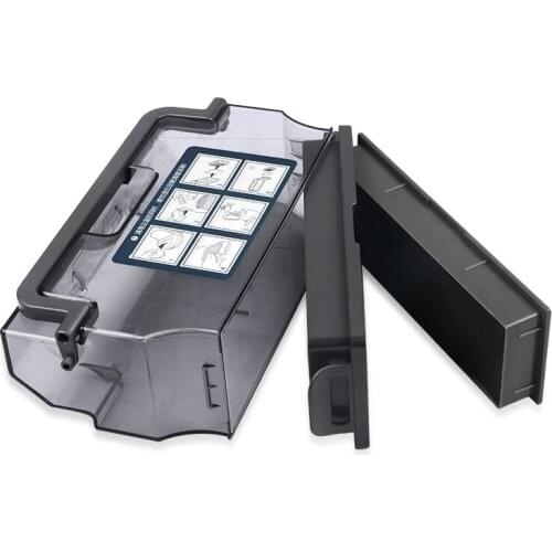 Vacuum cleaner dust box bin filter for ecovacs deebot ozmo 610 robot vacuum cleaner parts filters replacement