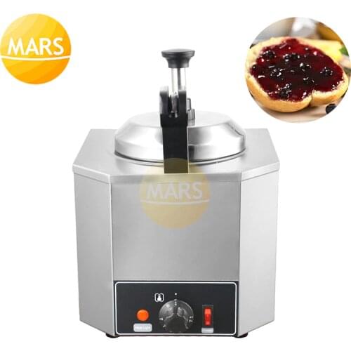 Hot Chocolate Cheese Jams Warming Machine Commercial Electric Soy Sauce Dispenser 3L Sauce Bottle Warmer Chocolate Melter 220V