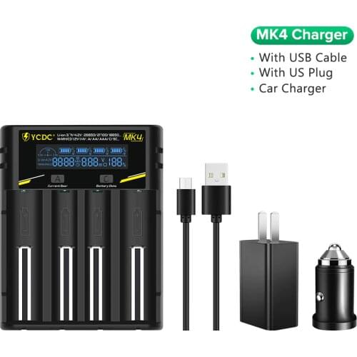 Intelligent Lithium Battery Charger for 18650 26650 21700 10440 14500 16340 AA AAA NiMH Smart Charger For Rechargeable Battery