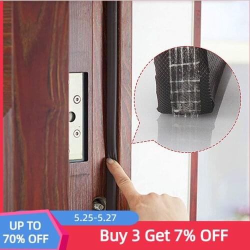 V Shape Adhesive Weather Stripping Door Frame Seal PU Foam Window Insulation Anti Collision Soundproof Tool Brown