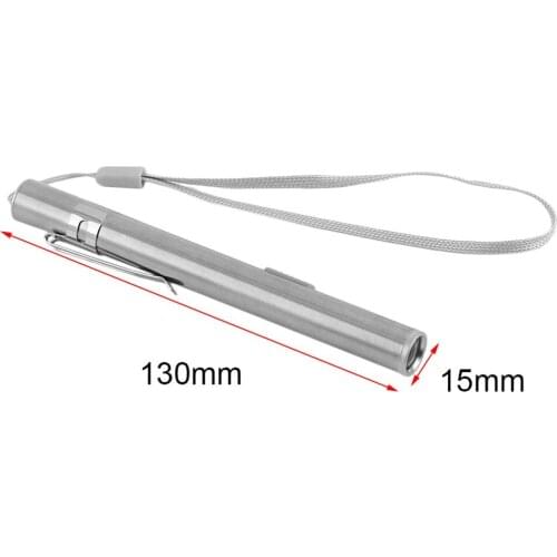 Creative USB Rechargeable LED Flashlight Powerful Mini LED Torch Waterproof Design Pen Hanging with Metal Clip