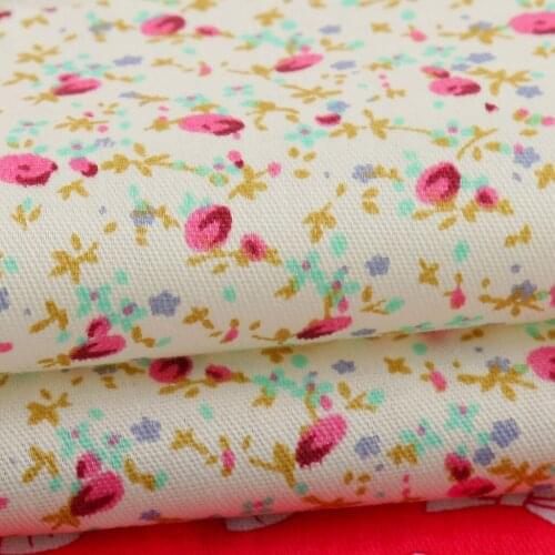 Lot 30 Mix Floral Printed Cotton Fabric For Dolls Bags Sewing