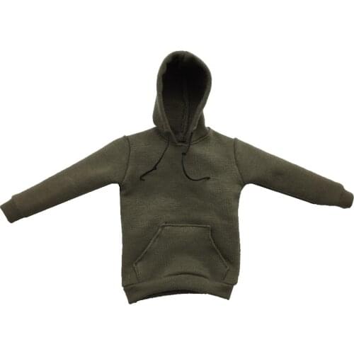 1/6 Scale Mens Long Sleeve Hoodie Sweatshirt Outfit Clothing for 12'' Male Action Figure Dolls Accessories