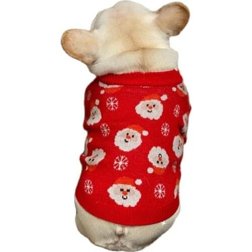 2021 New Pattern Pet Dog Cat Clothes French Bulldog Teddy Poodle Fashion Wei Clothing Small Dog Four Seasons Sweater