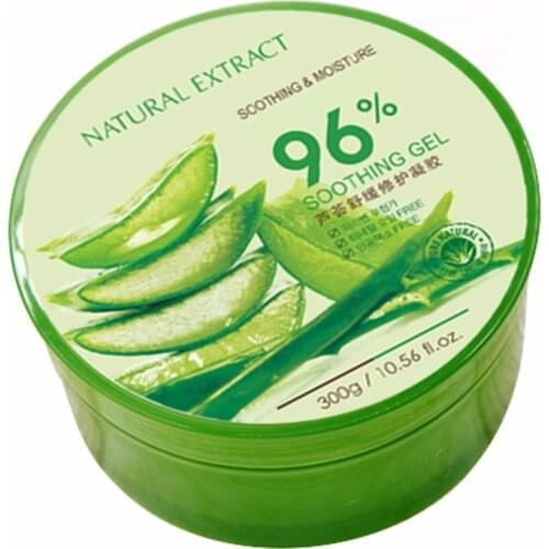 Original Korea Cosmetics NATURE REPUBLIC Aloe Vera 96% Soothing Gel 300ml Acne Treatment Face Cream for Hydrating Moist 40