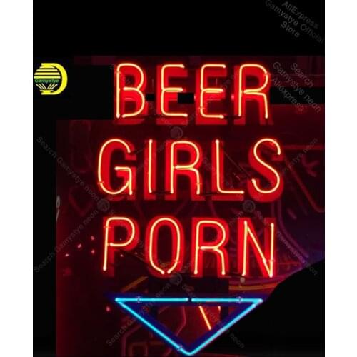 Beer Girls Porn Neon Sign Bulb Handcrafted Iconic Sign Custom light outdoor lighting store Neon Signs For Bar Polis Signage Shop