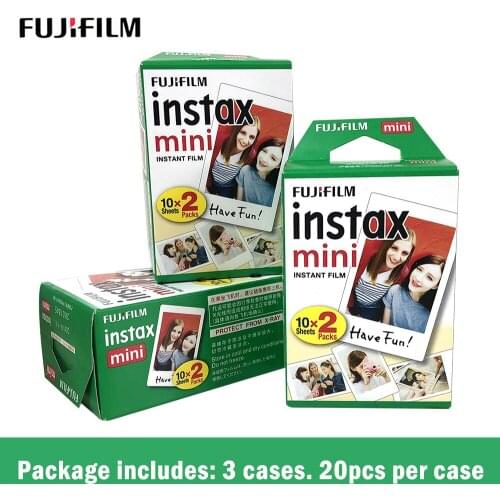 Fujifilm instax mini 9 8 FILM 60 sheet Fuji 3 inches instsnt photo Paper for mini8 mini9 7s 25 50s 90 Instant Camera Paper film