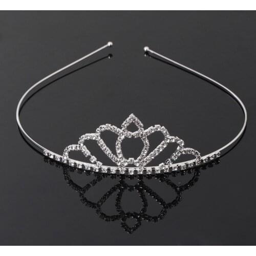 Girls Headband Crown Hair Tiara Children Kids Rhinestone Party Princess 10 Types